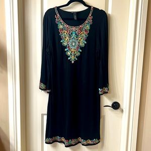 Beaded detail dress